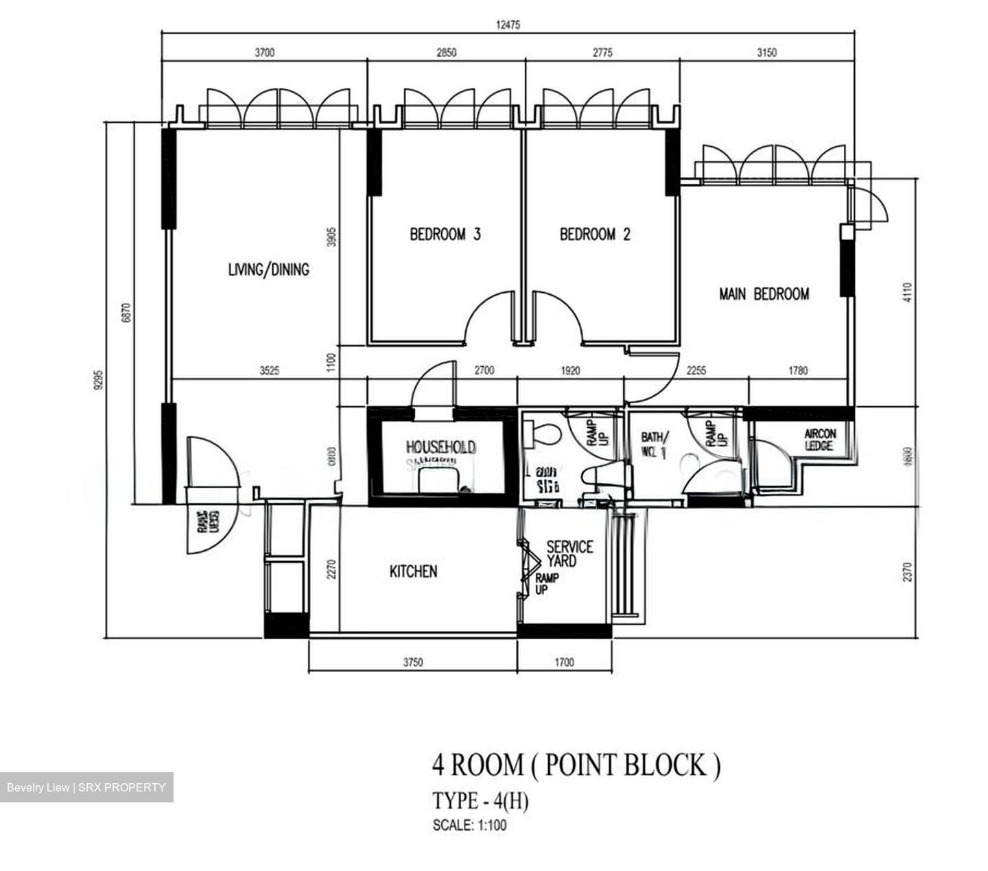 Blk 470A Hougang Parkview (Hougang), HDB 4 Rooms #522809931